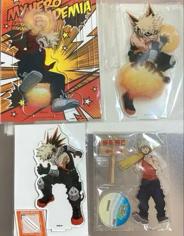 히로아카 바쿠고 아크릴 스탠드 핸즈 바다 액션