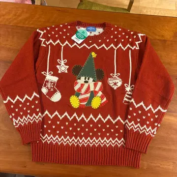 도쿄 디즈니 리조트 40주년 크리스마스 니트 택 포함 새상품