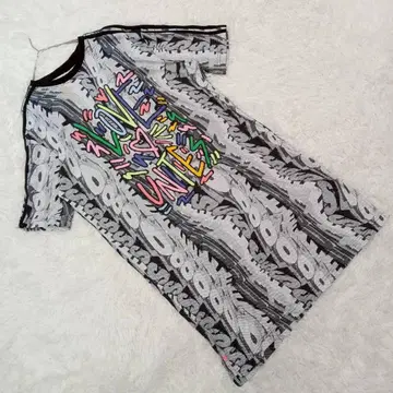 [ adidas ] 아디다스 (2XOT) 셔츠 원피스 스포티 올 패턴