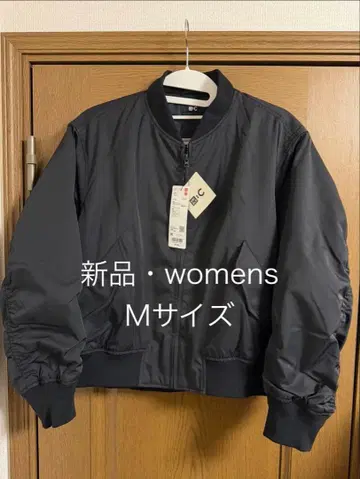 유니클로 보머 자켓 2025 모델 블랙 M 사이즈 새상품