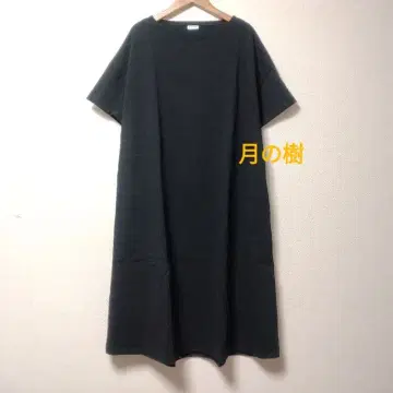 오르치발 A라인 바스크 티셔츠 원피스 별주 블랙 사이즈2