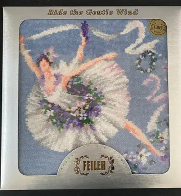 FEILER 발레리나 스완 패턴 손수건