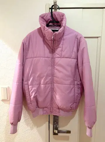 vintage 빈티지 핑크 다운 자켓 구제 의류 블루종