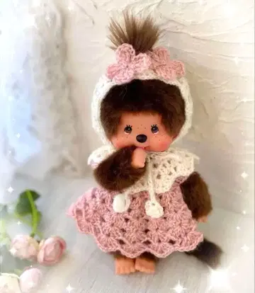 b 몽치치 S 사이즈 의류 세트 핑크