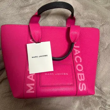 MARC JACOBS 핫 핑크 토트백 S