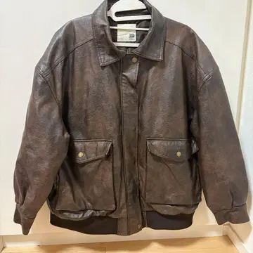 가죽 자켓 가죽 점퍼 자바 자바 브라운