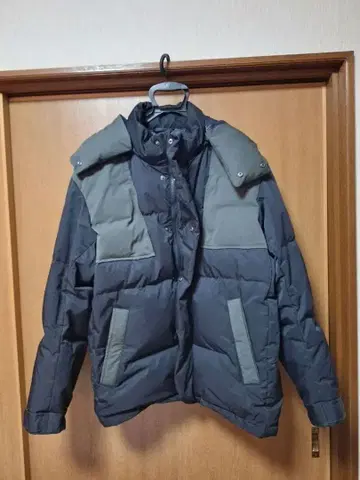 +J 다운 오버 사이즈 후드티