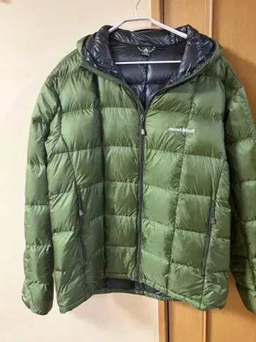 mont-bell 다운 자켓 XL 올리브 그린
