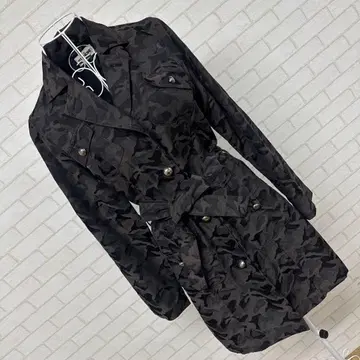 카모플라쥬 패턴 트렌치코트 카모 패턴