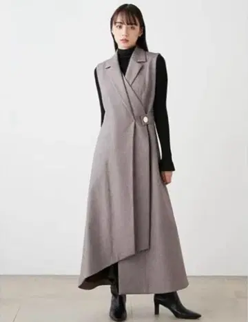 snidel 테일러드 민소매 원피스