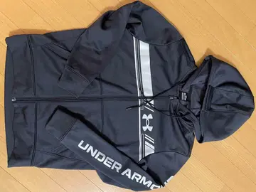 언더아머 풀 집업 후드티 다크 그레이 SM