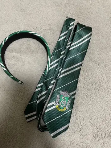 슬리데린 넥타이 머리띠 세트