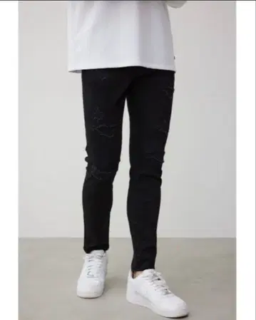 AZUL BY MOUSSY AZUL DENIM 리페어 스키니