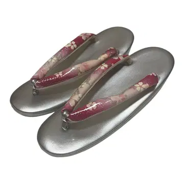 성인식 조리 실버 꽃무늬 L 사이즈