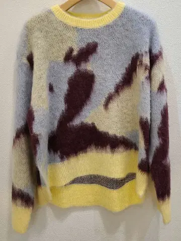 뉘앙스 마블 샤기 니트