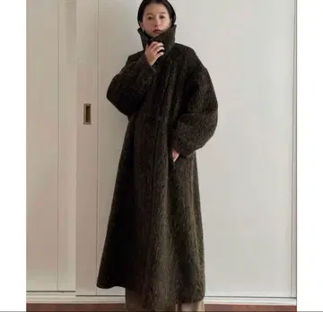 Clane MIX SHAGGY LADY COAT 클라네 코트