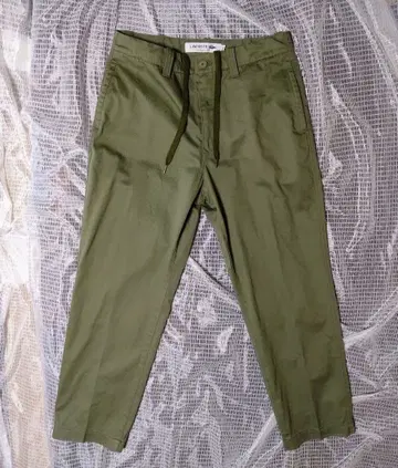 [ LACOSTE ] 라코스테 릴랙스핏 치노 팬츠 38