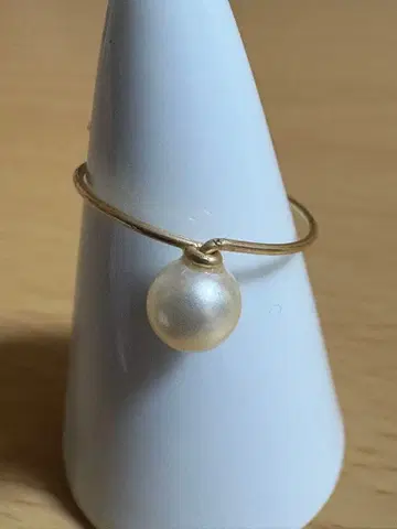 진주 반지 약 15호