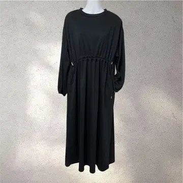 아즐 AZUL 블랙 원피스 긴팔 S 사이즈 루즈핏