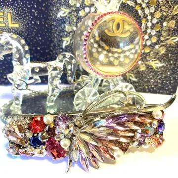 신상 초 고져스 비쥬 헤어 클립 스와로브스키