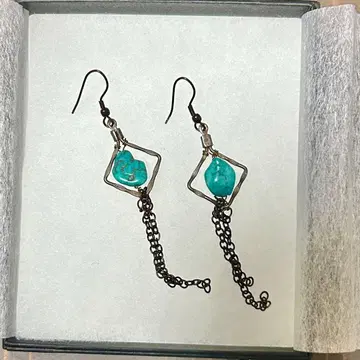 빈티지 터콰이즈 스톤 엘레강트 귀걸이