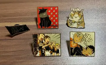 하이큐 핀 배지 5개 세트