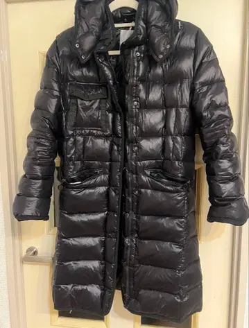 몽클레 블랙 롱 다운 자켓