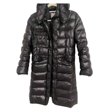 몽클레 블랙 롱 다운 자켓