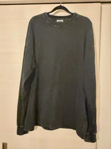 BTMK L/S TEE washed W0156 M 사이즈