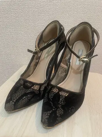 R&E 레이스 벨로아 핑힐 펌프스