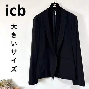 57 새상품급 빅 사이즈 icb 블랙 자켓