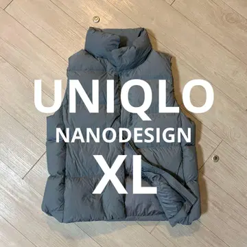 [ 유니클로 ] 나노 디자인 컨디션 최상 XL 그레이 여성용 다운 베스트