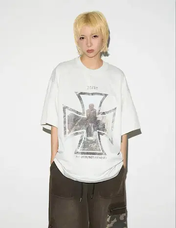 [ MICHINNYON ] 숏슬리브 T셔츠 L