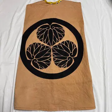 노보리 깃발 문양 감물 코트