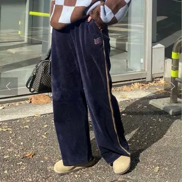 WHO'S WHO gallery 벨로아 스트레이트 팬츠