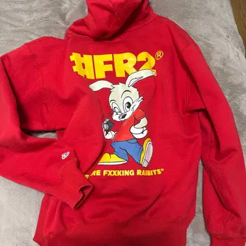 FR2 레드 후드 부착 후드티