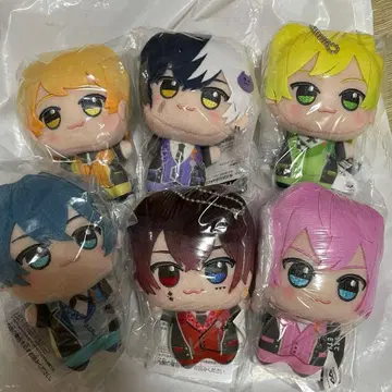 AMPTAK x COLORS SD 인형 봉제 인형 마스코트 6종 세트