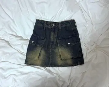 데님 미니 스커트 여성용 그런지 Y2K 헤이세이 갸루 90s