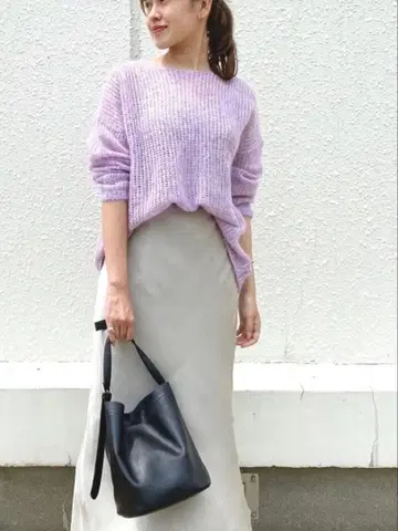 SHENERY 모헤어 혼방 니트 풀오버