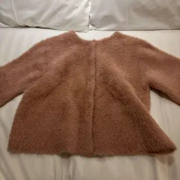 플라스테 가디건 핑크 긴팔 상의