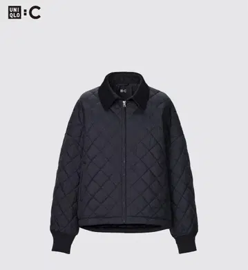 UNIQLO 퍼프 테크 블루종/BLACK/L