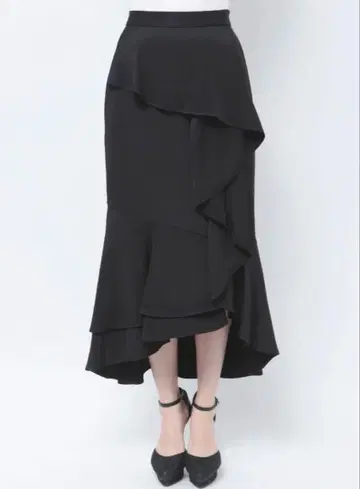 RESEXXY 캐스케이드 머메이드 스커트