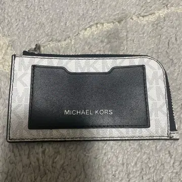 MICHAEL KORS 코인 케이스 화이트/블랙
