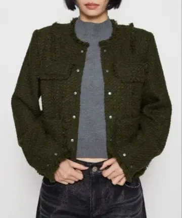 LAGUA GEM 컴팩트 트위드 자켓