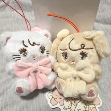 mikko 캐릭터 안아주기 리본 마스코트 너트 무스