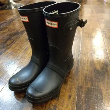 HUNTER 장화 24.5cm 블랙