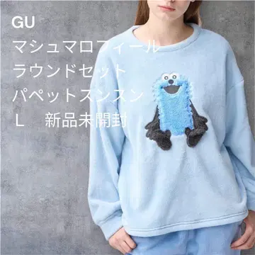 GU 마쉬멜로우 필 라운드 세트 퍼펫 순순 새상품, 미개봉 L