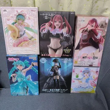 피규어 6체 세트 코믹 애니메이션