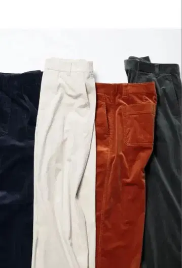 유니클로 코듀로이 와이드 팬츠