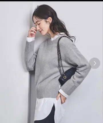 ARROWS 그레이 니트 스웨터 FREE 사이즈